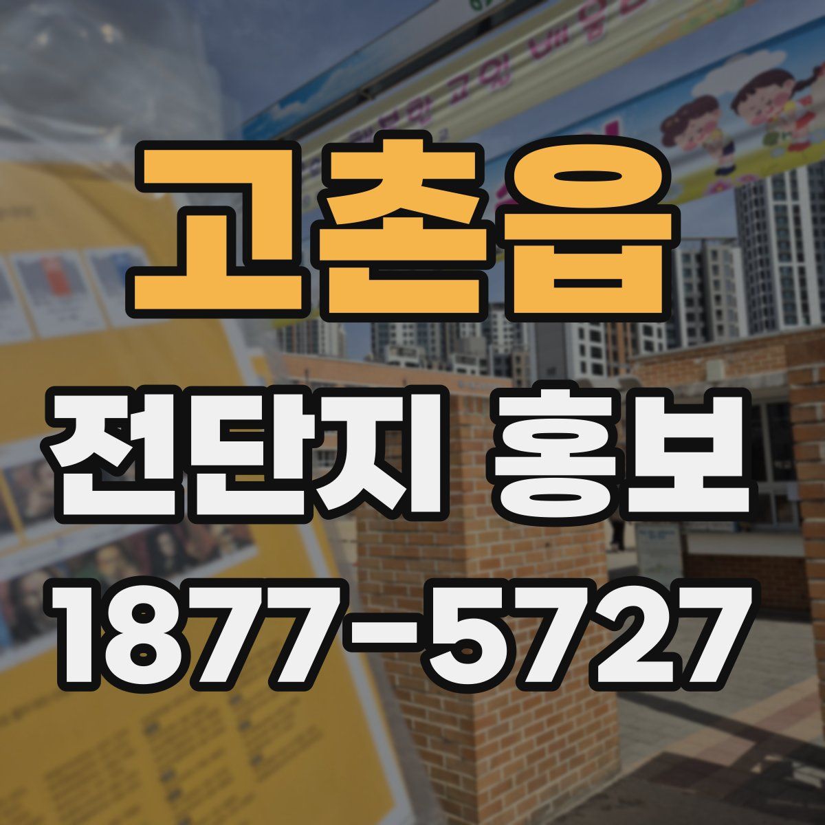 고촌읍 전단지 홍보