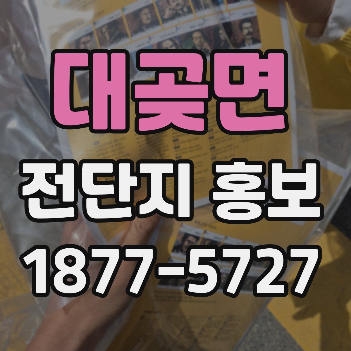 대곶면 전단지 홍보