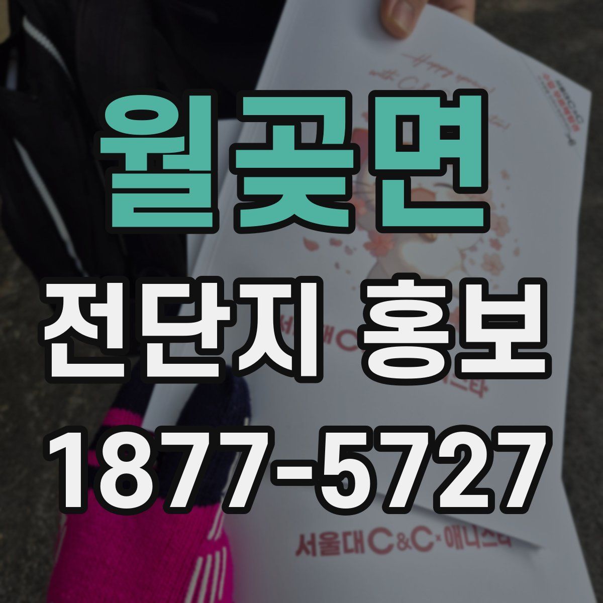 월곶면 전단지 홍보