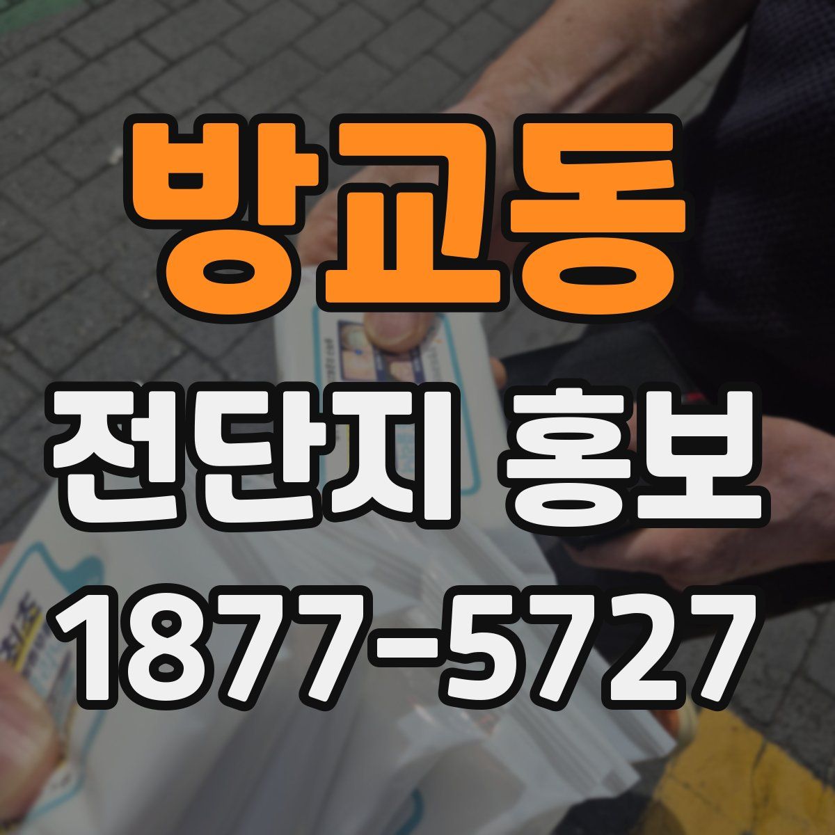방교동 전단지 홍보