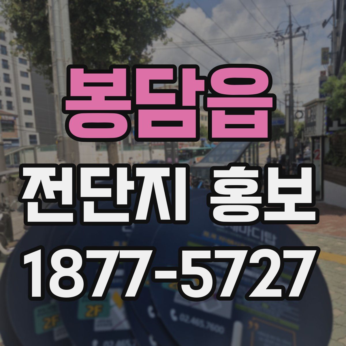 봉담읍 전단지 홍보