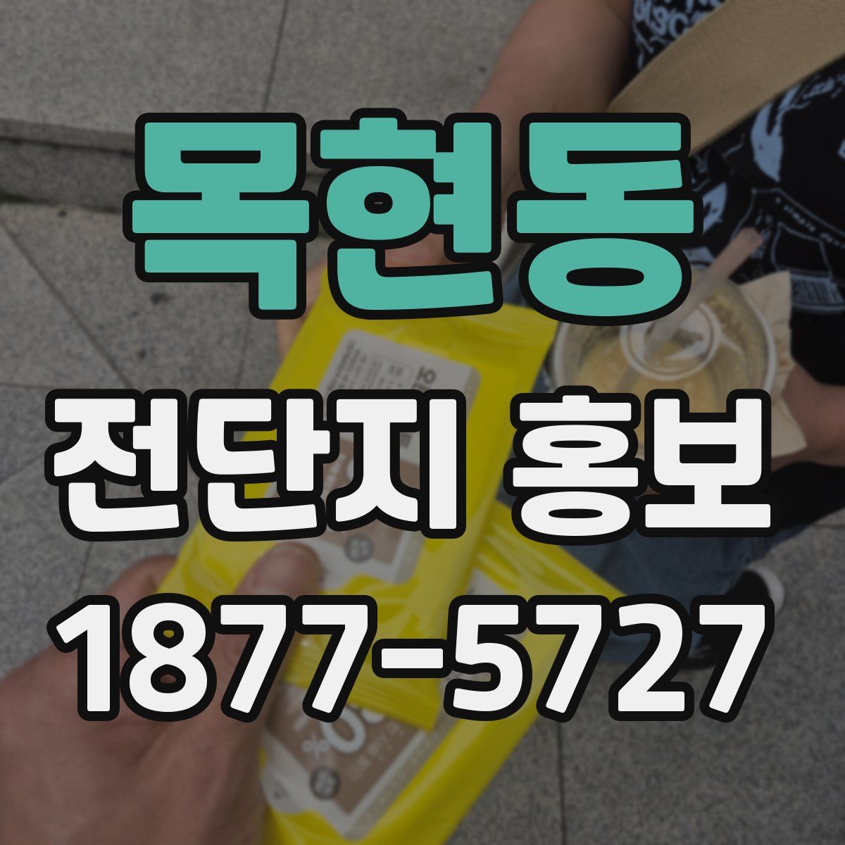 목현동 전단지 홍보