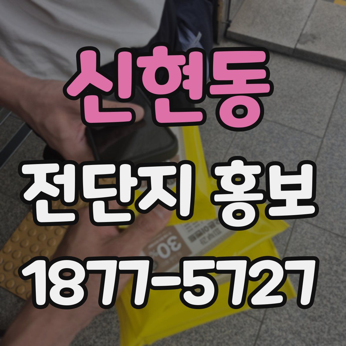 신현동 전단지 홍보