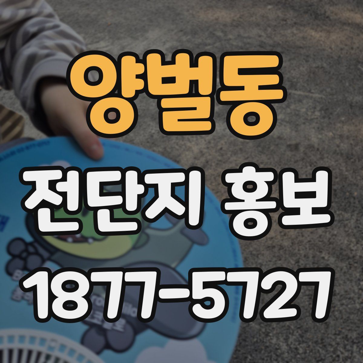 양벌동 전단지 홍보