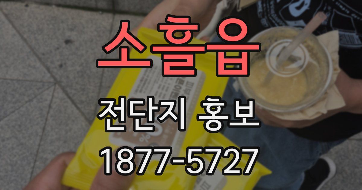 소흘읍 전단지 홍보