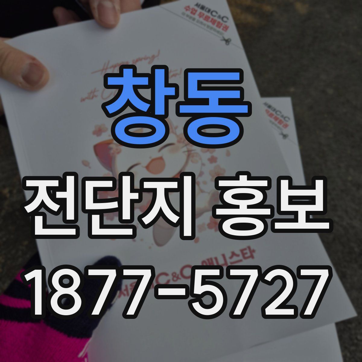 창동 전단지 홍보