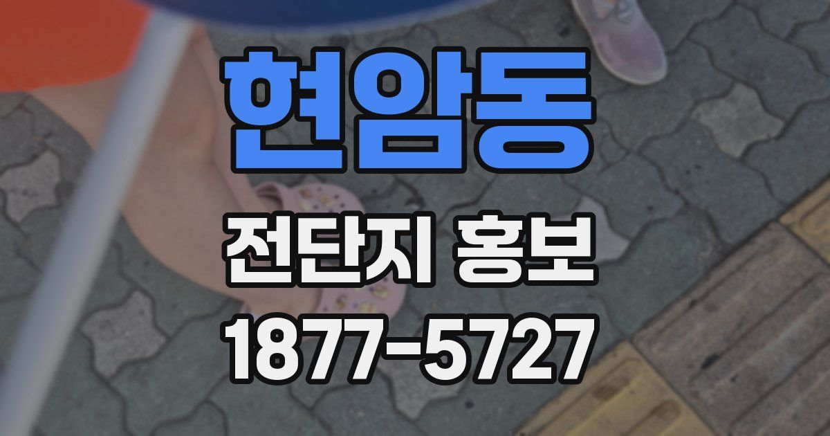 현암동 전단지 홍보