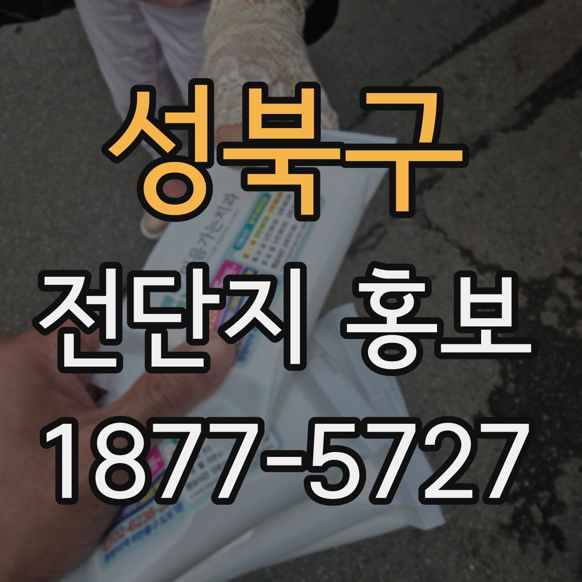 성북구 전단지 홍보