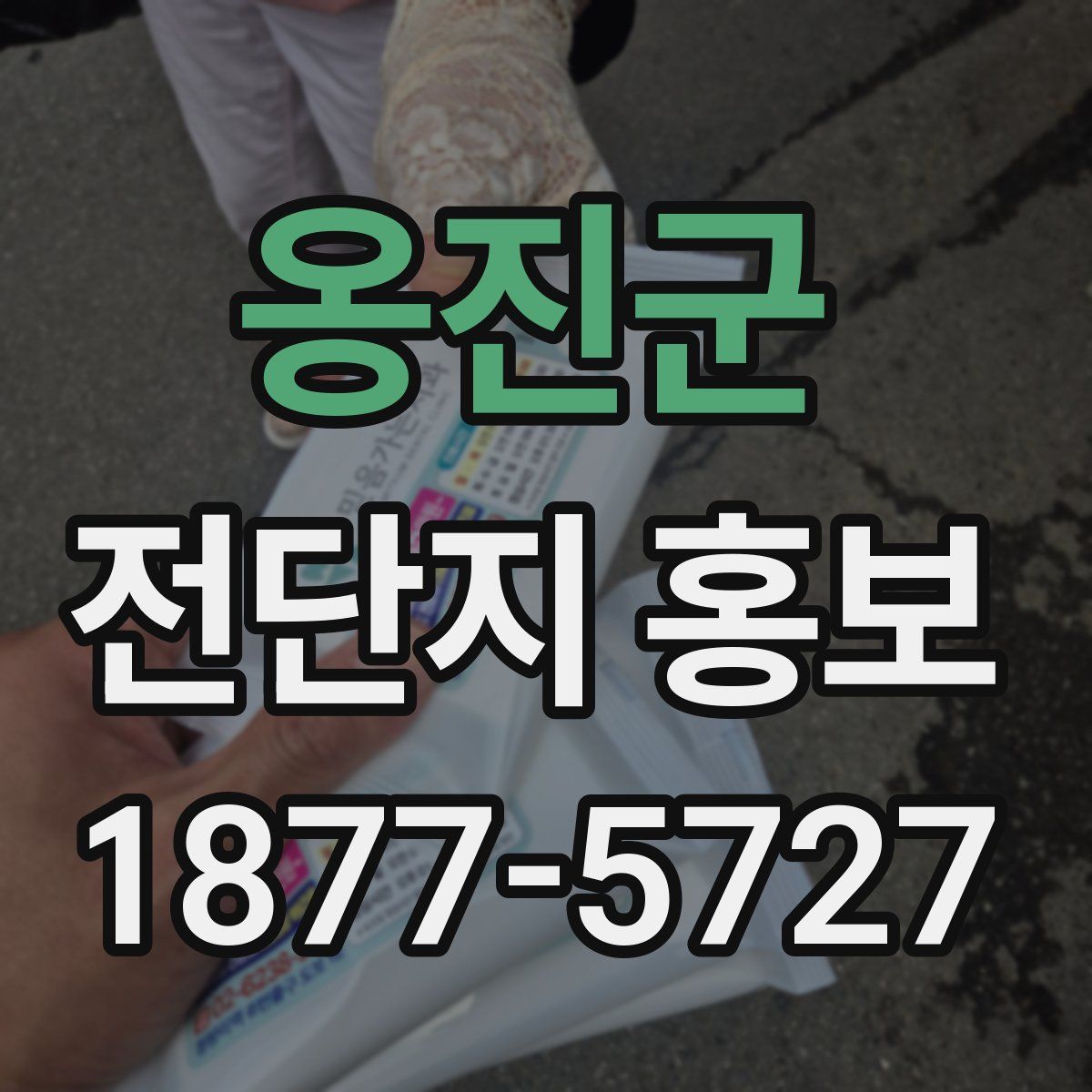 옹진군 전단지 홍보