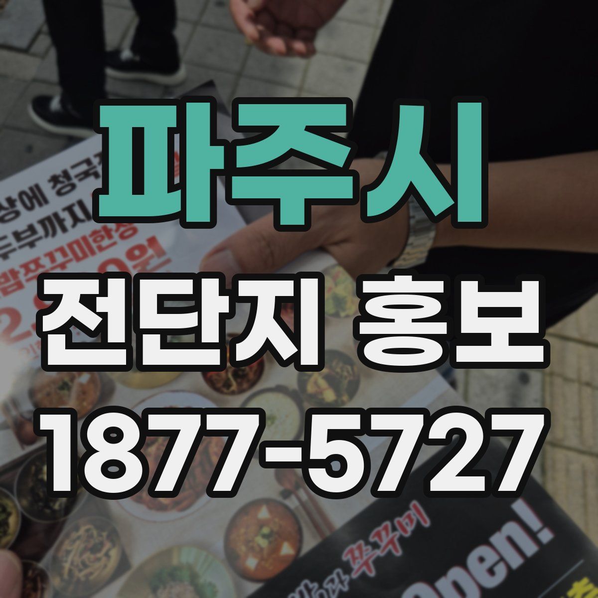 파주시 전단지 홍보