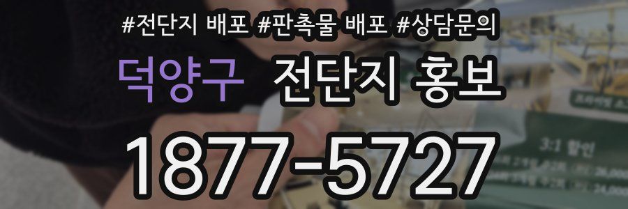 덕양구 전단지 홍보