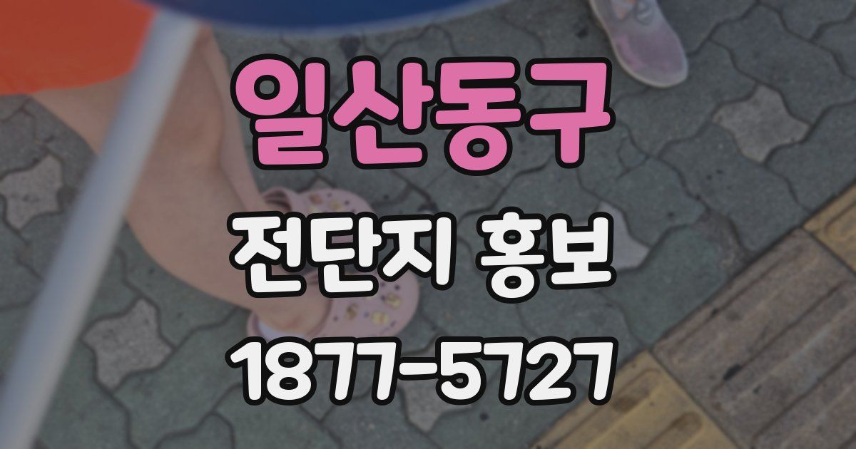 일산동구 전단지 홍보