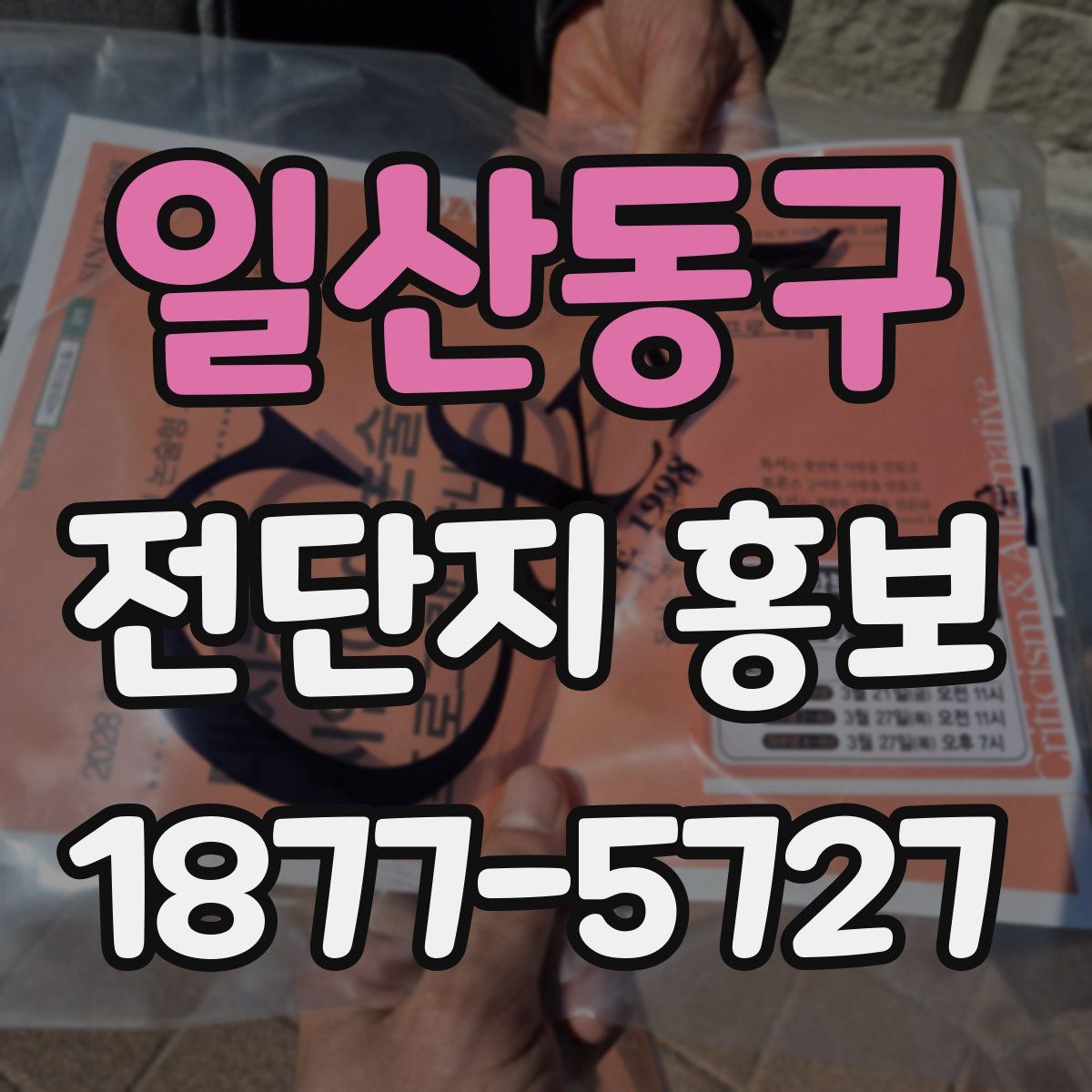 일산동구 전단지 홍보