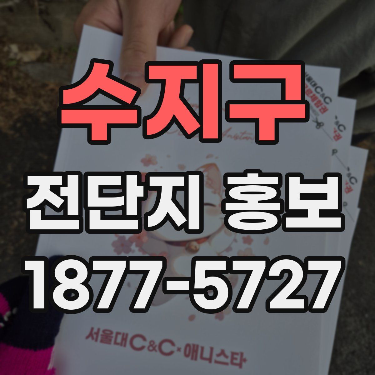 수지구 전단지 홍보