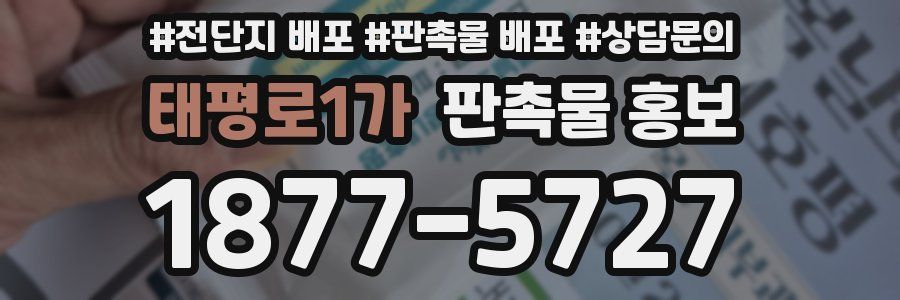 태평로1가 판촉물 홍보