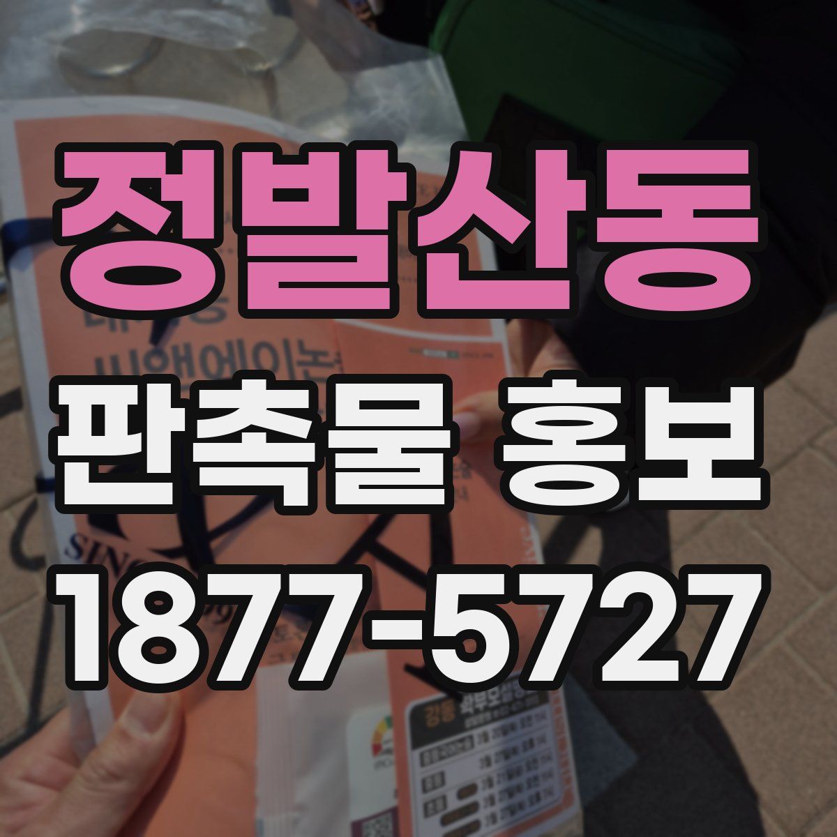 정발산동 판촉물 홍보