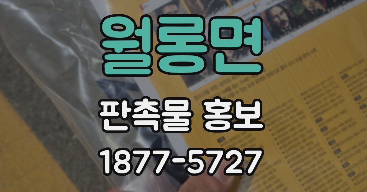 월롱면 판촉물 홍보