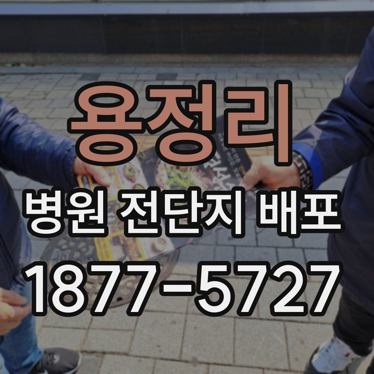 용정리 병원 전단지 배포