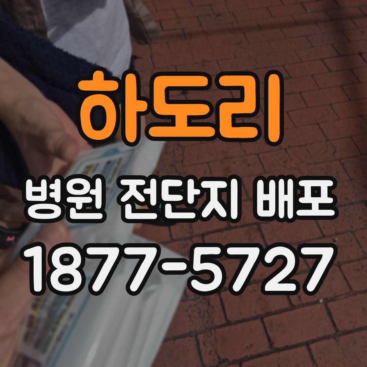 하도리 병원 전단지 배포
