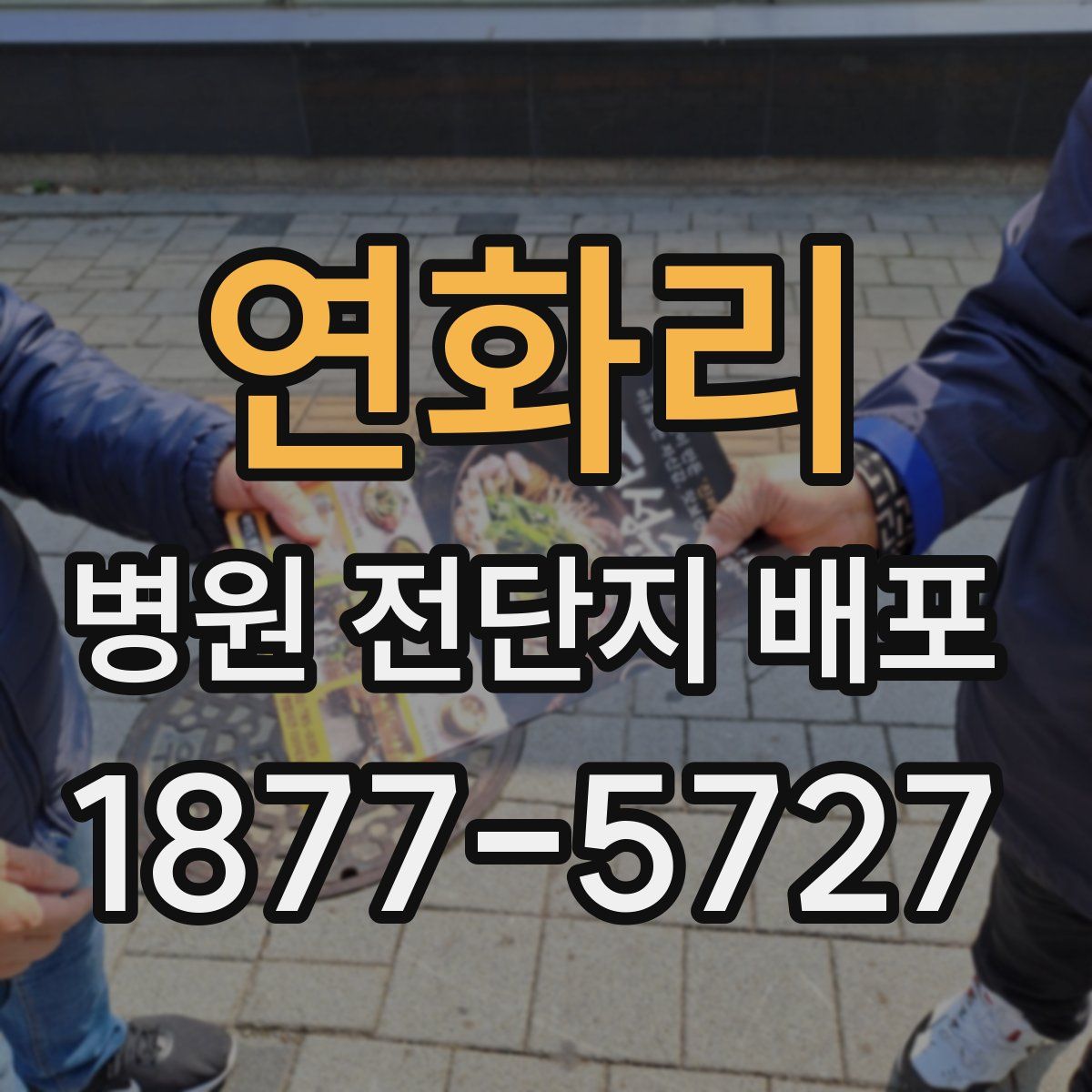 연화리 병원 전단지 배포