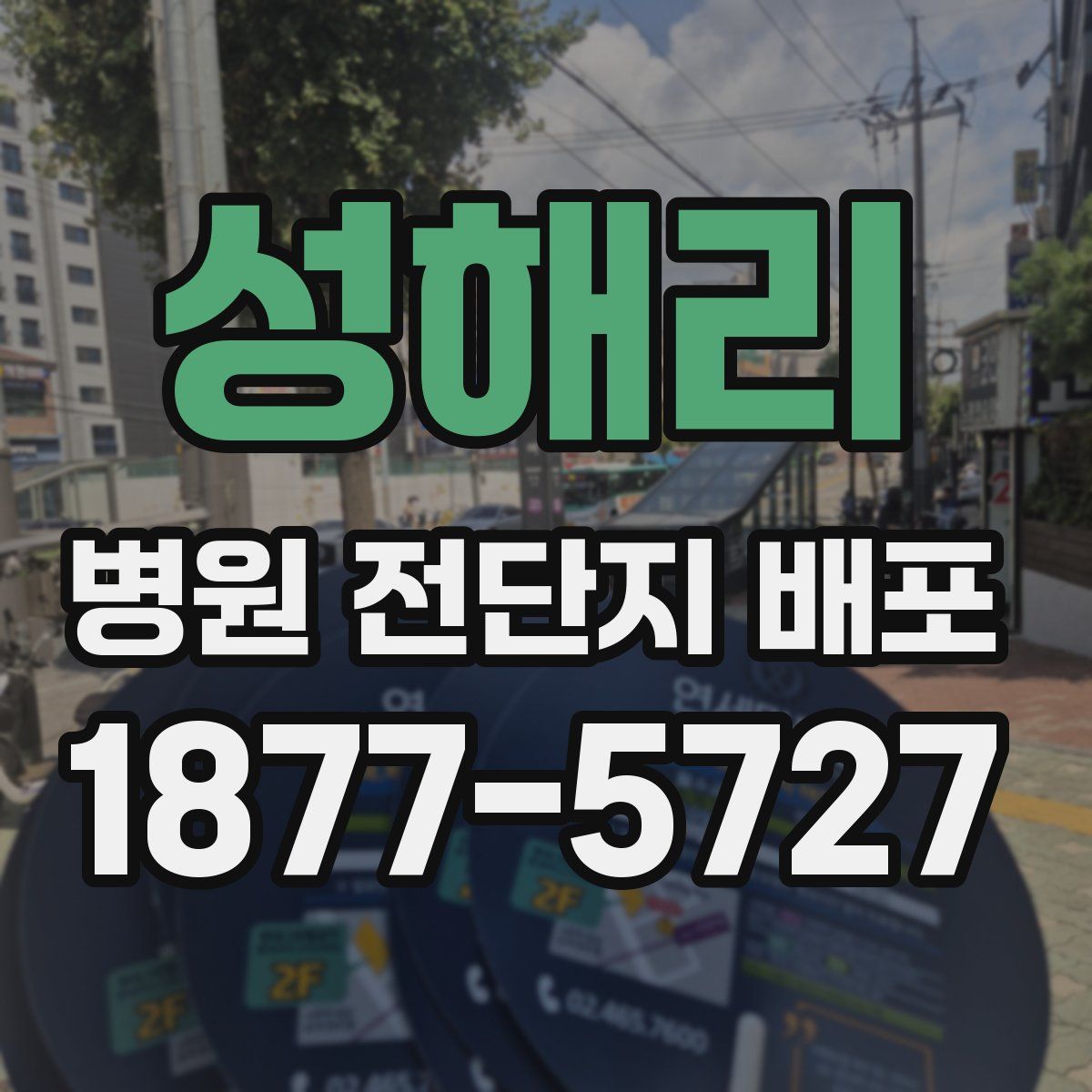 성해리 병원 전단지 배포