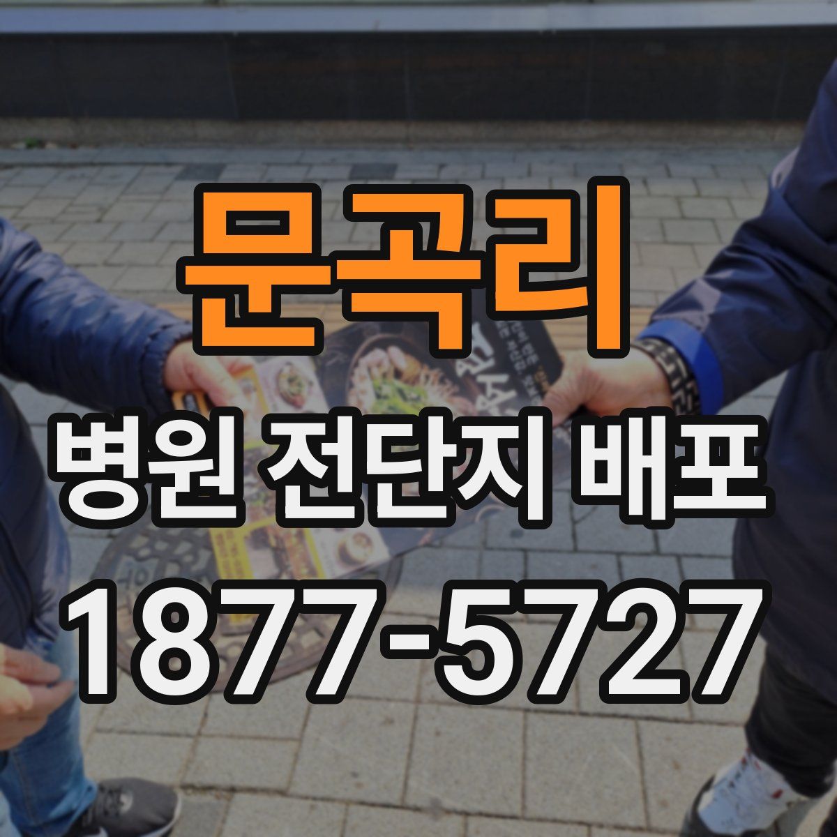 문곡리 병원 전단지 배포