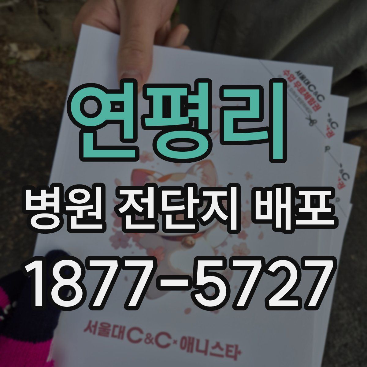 연평리 병원 전단지 배포