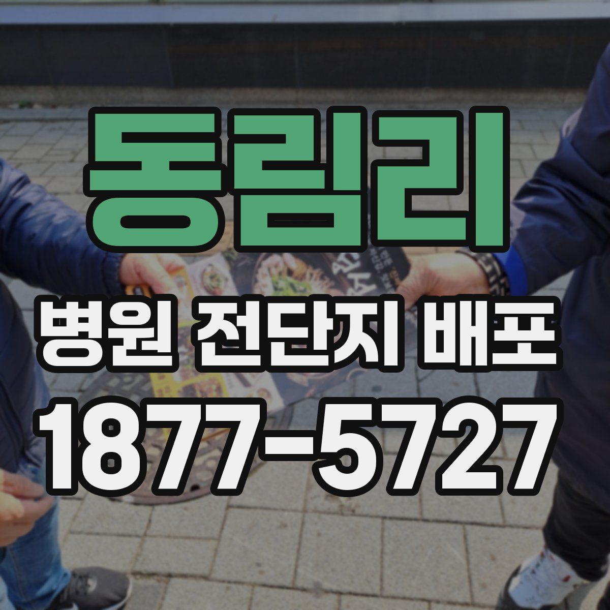 동림리 병원 전단지 배포