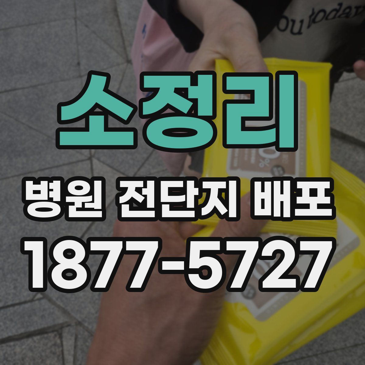 소정리 병원 전단지 배포