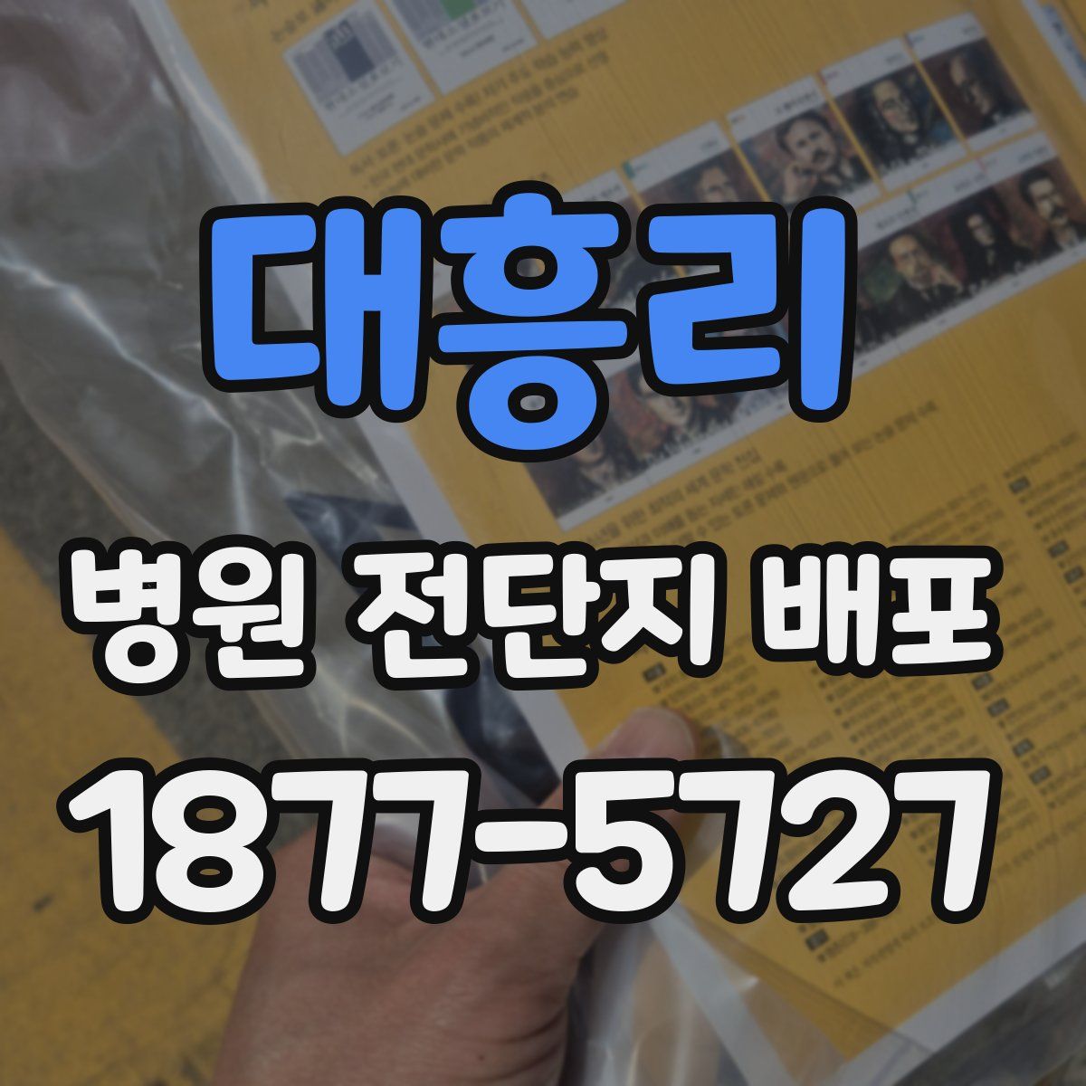 대흥리 병원 전단지 배포