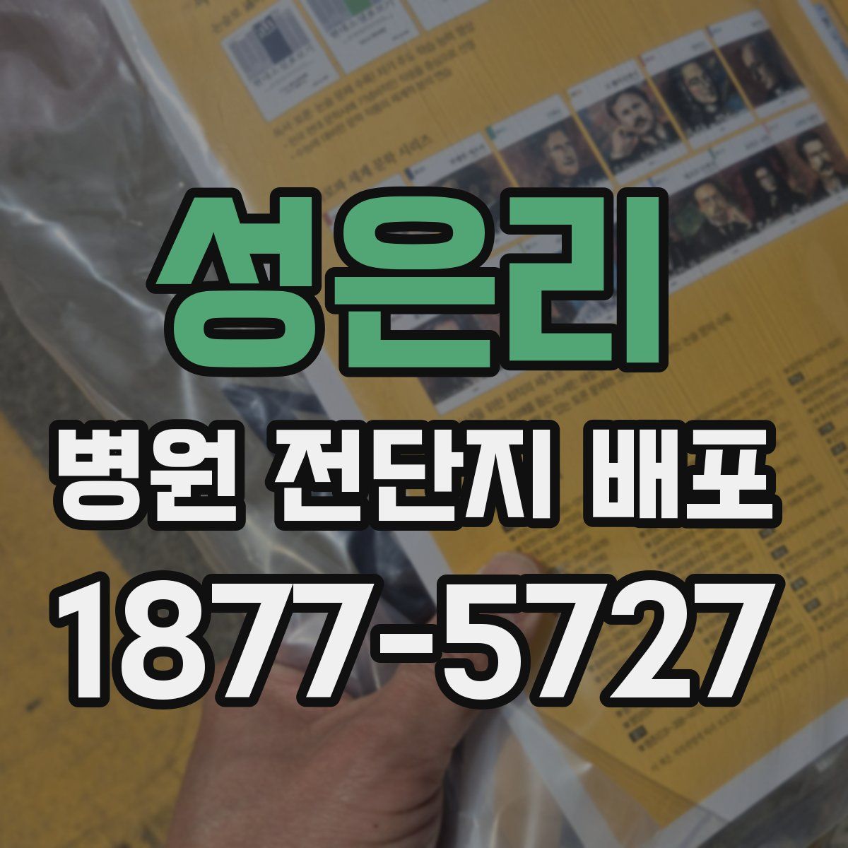 성은리 병원 전단지 배포