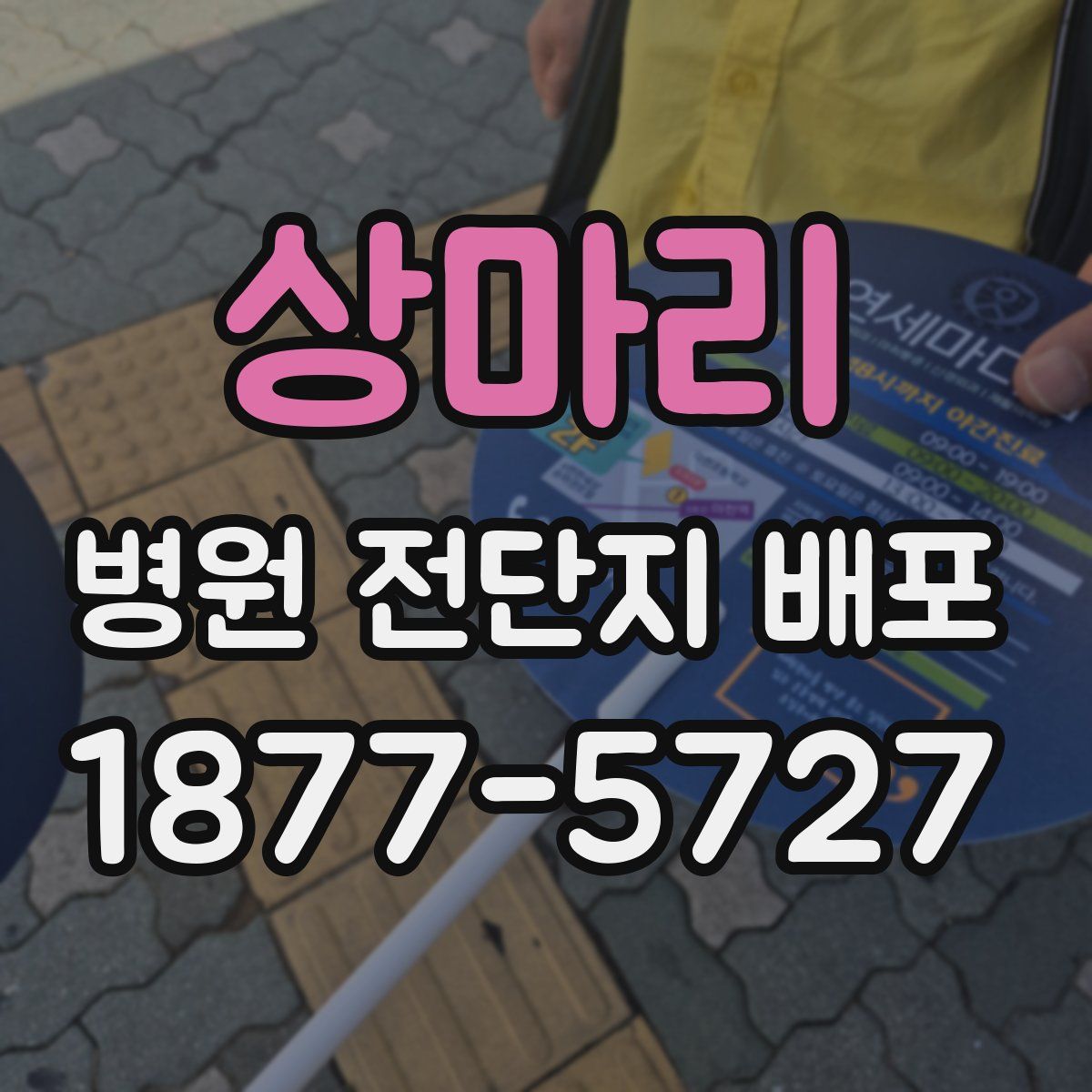 상마리 병원 전단지 배포