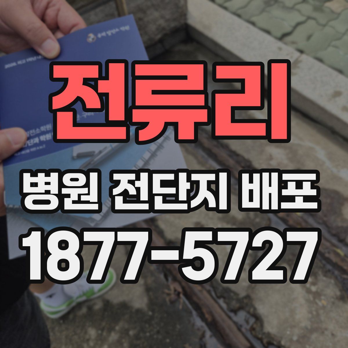 전류리 병원 전단지 배포