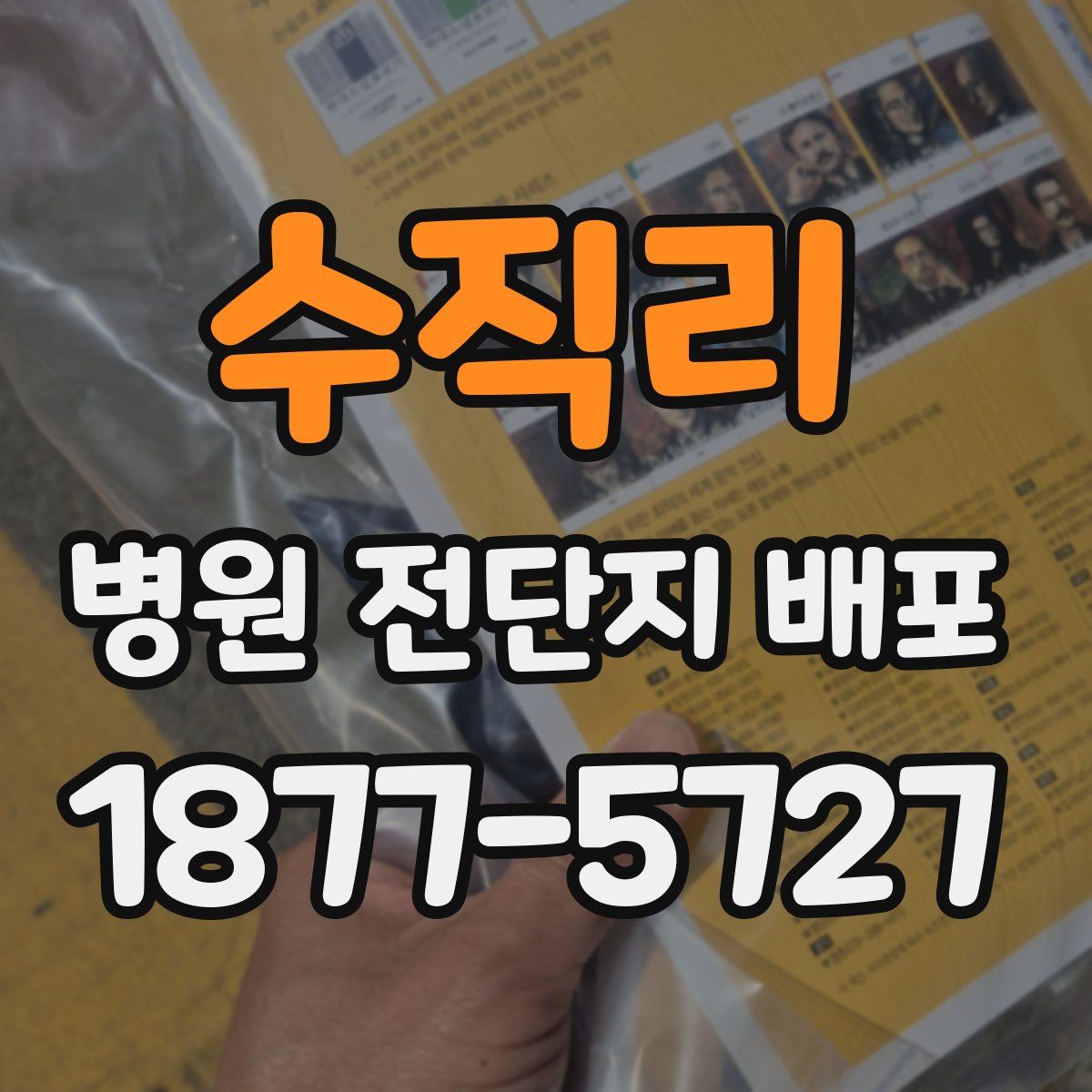 수직리 병원 전단지 배포
