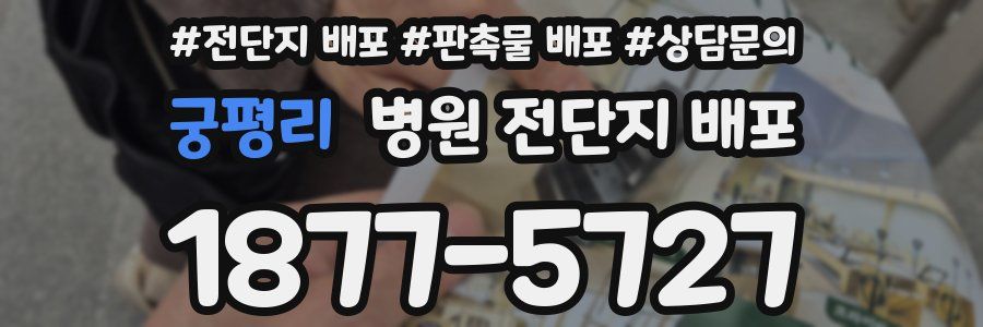 궁평리 병원 전단지 배포