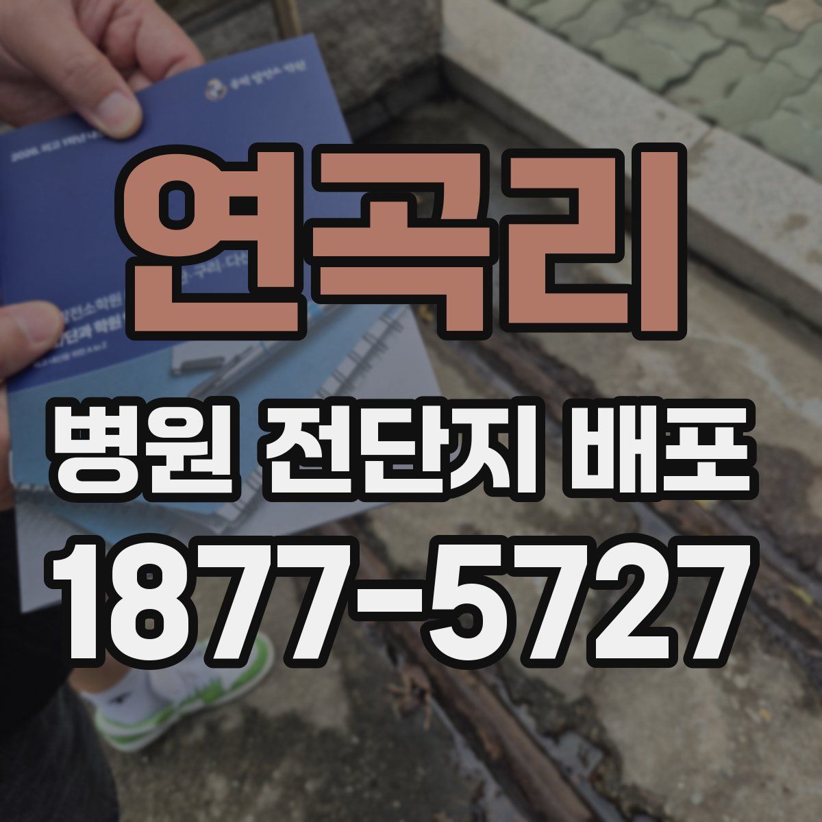 연곡리 병원 전단지 배포