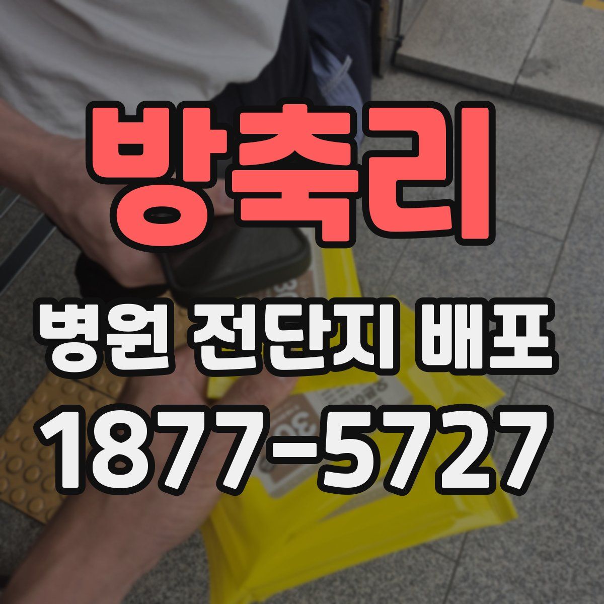 방축리 병원 전단지 배포
