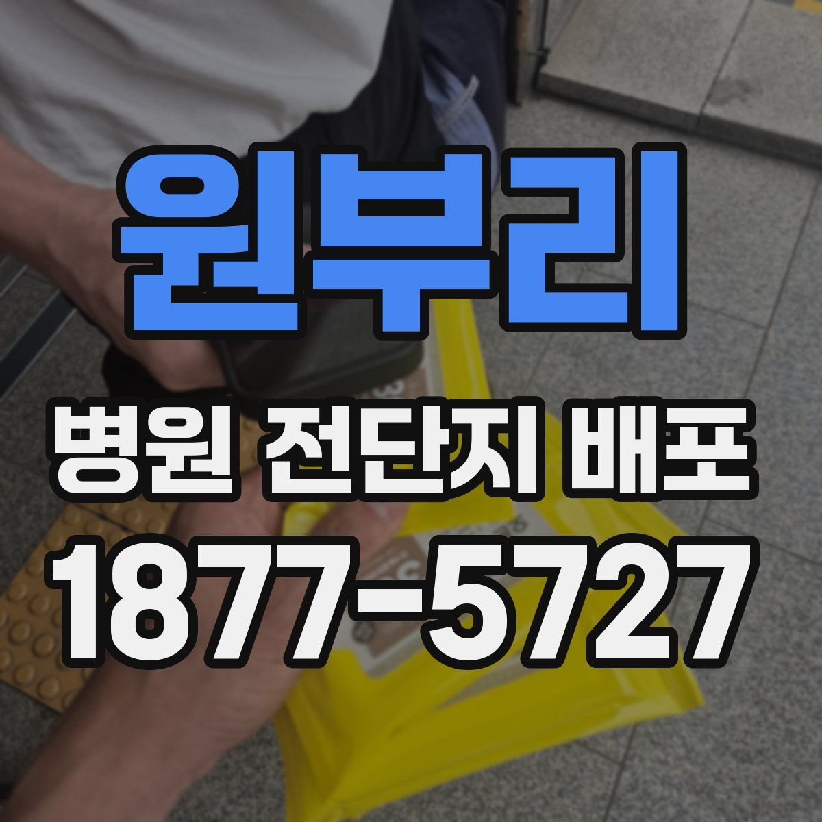 원부리 병원 전단지 배포