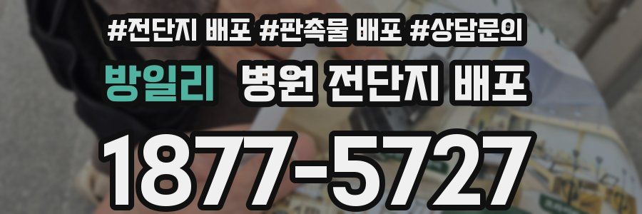방일리 병원 전단지 배포