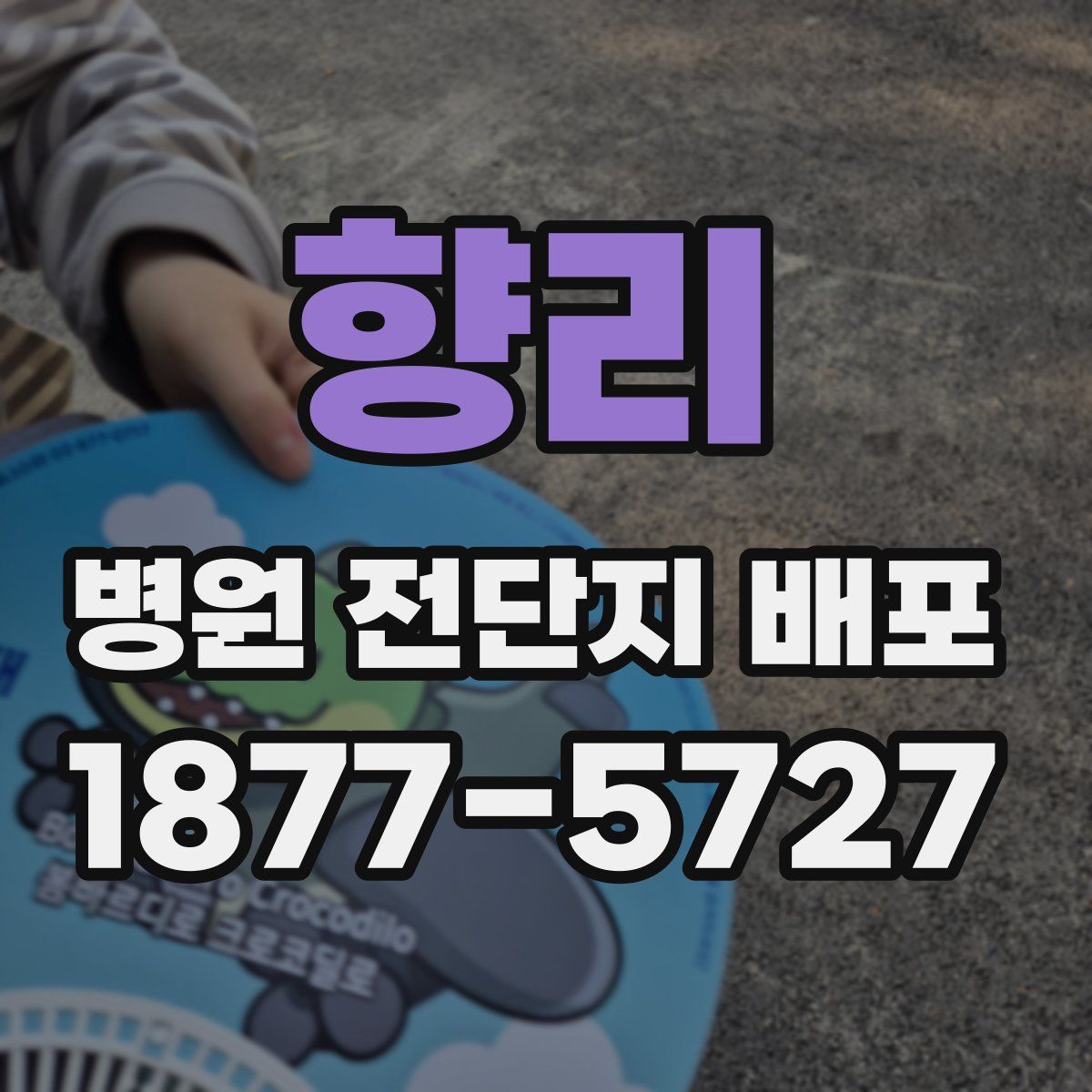 향리 병원 전단지 배포
