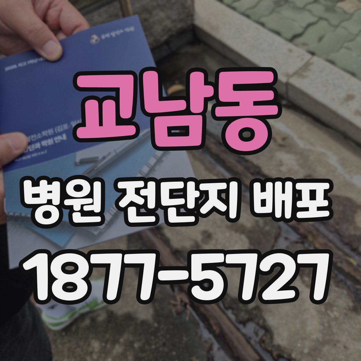교남동 병원 전단지 배포