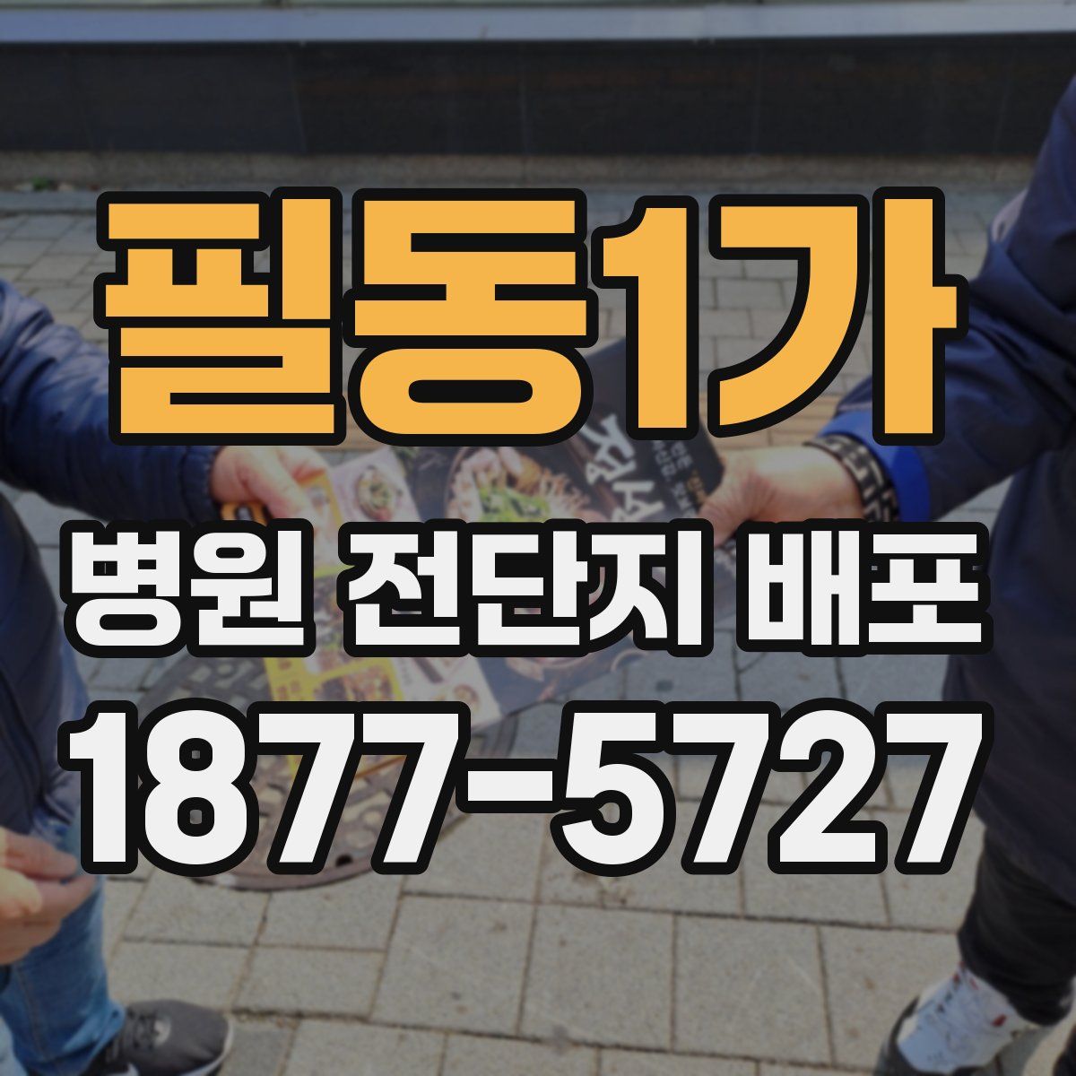 필동1가 병원 전단지 배포