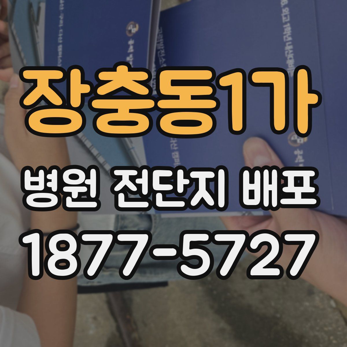 장충동1가 병원 전단지 배포