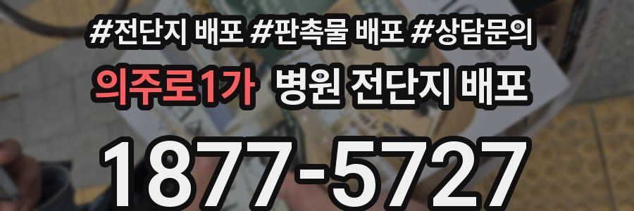 의주로1가 병원 전단지 배포