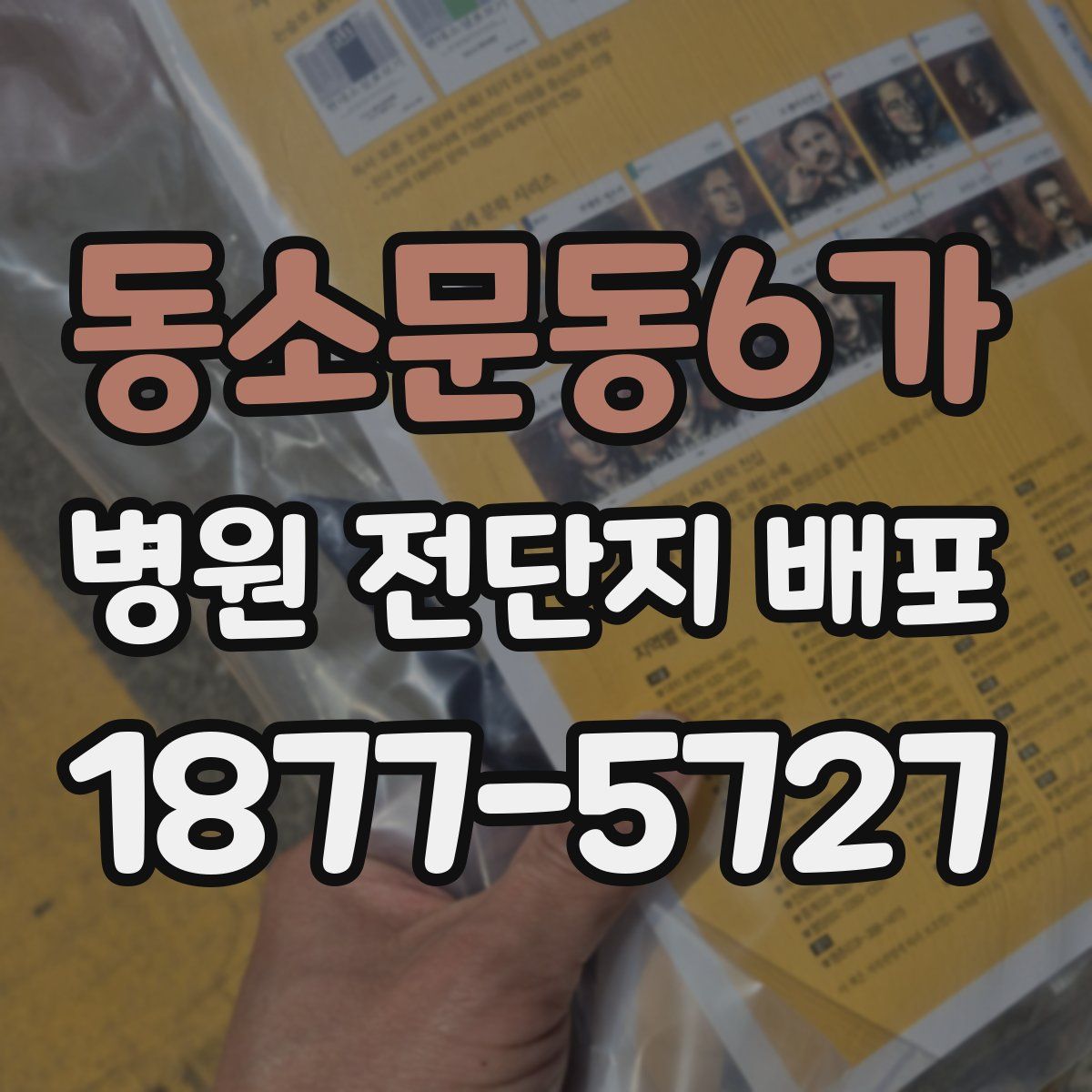 동소문동6가 병원 전단지 배포