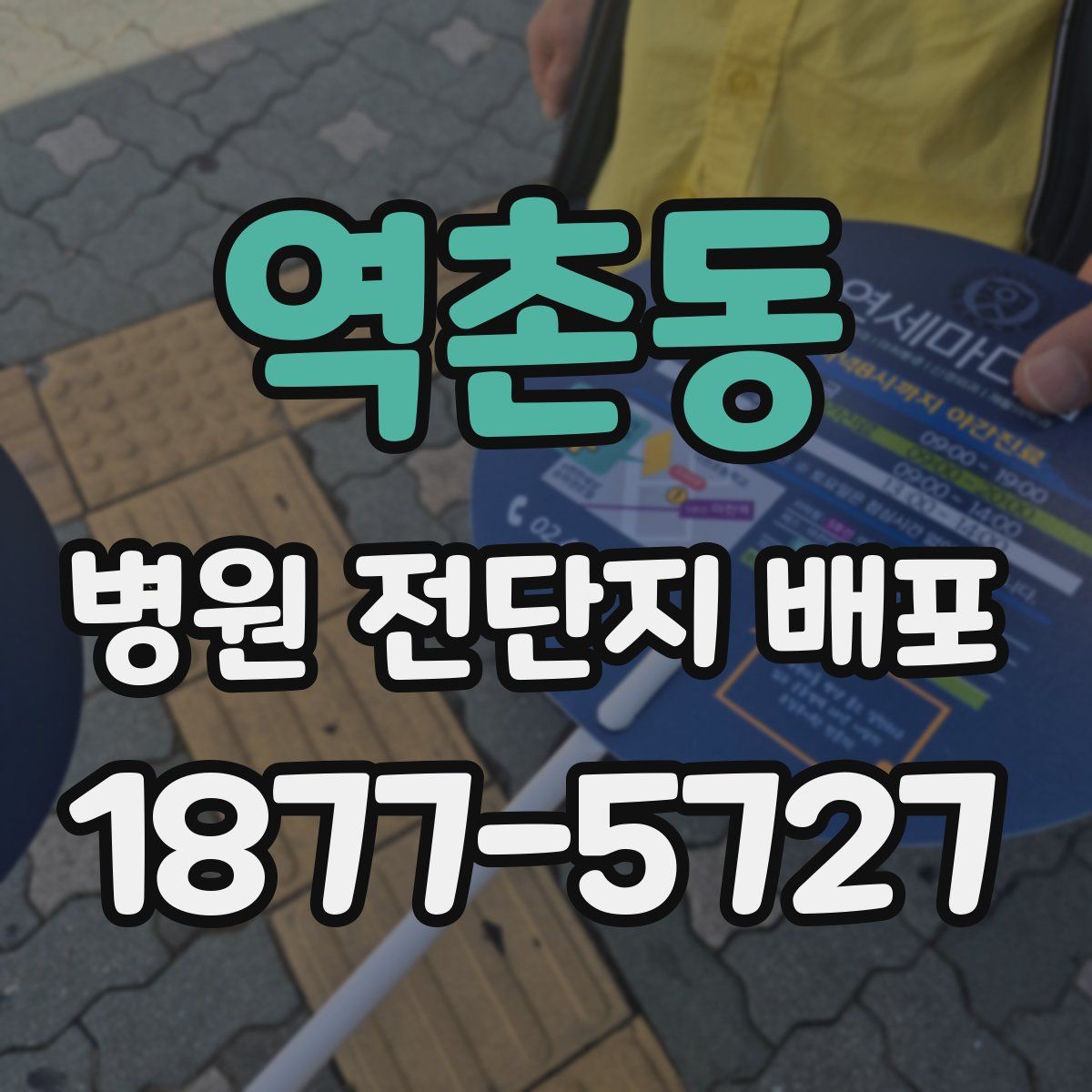 역촌동 병원 전단지 배포