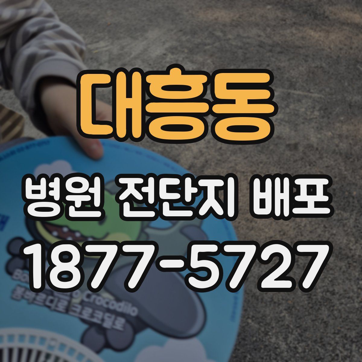 대흥동 병원 전단지 배포