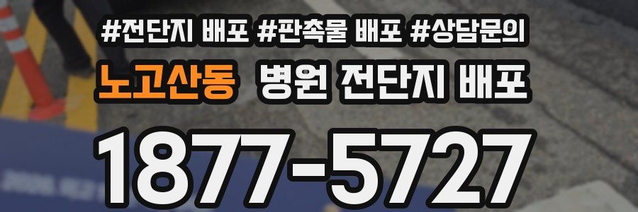 노고산동 병원 전단지 배포