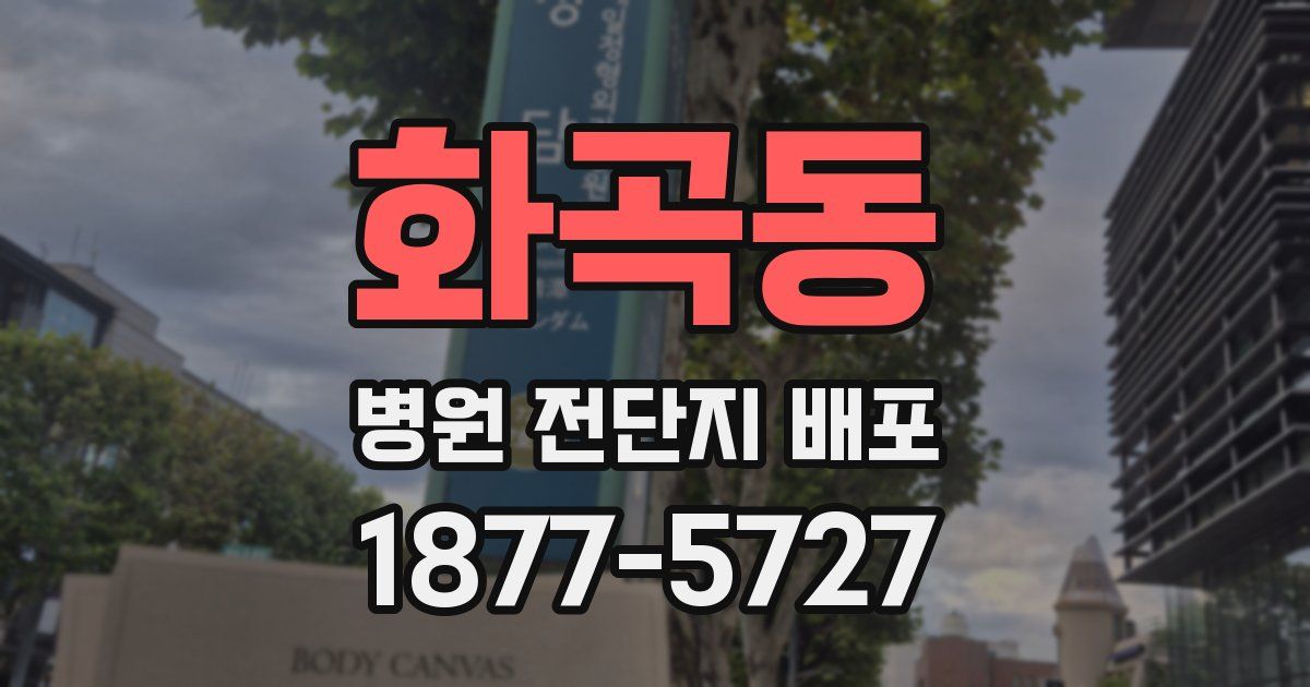 화곡동 병원 전단지 배포