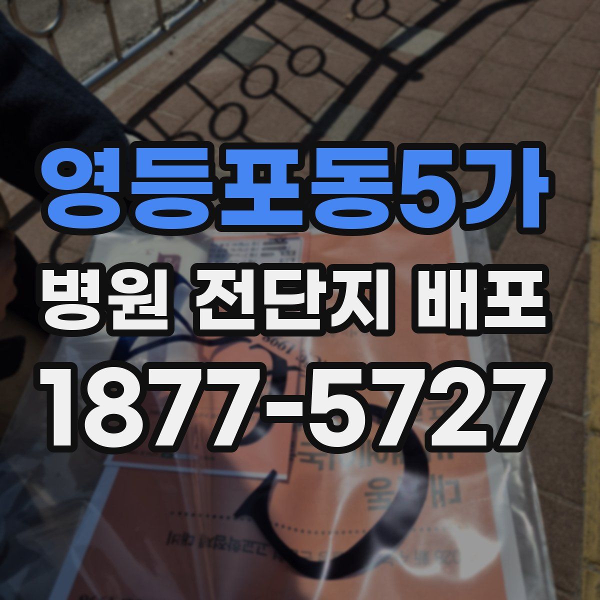 영등포동5가 병원 전단지 배포